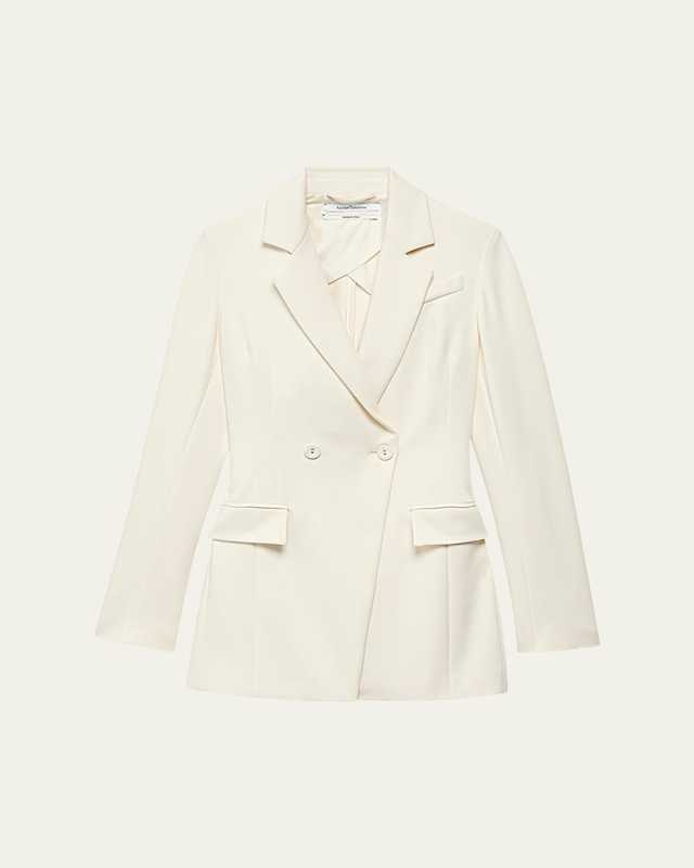 Jersey Double-Breasted Jacket